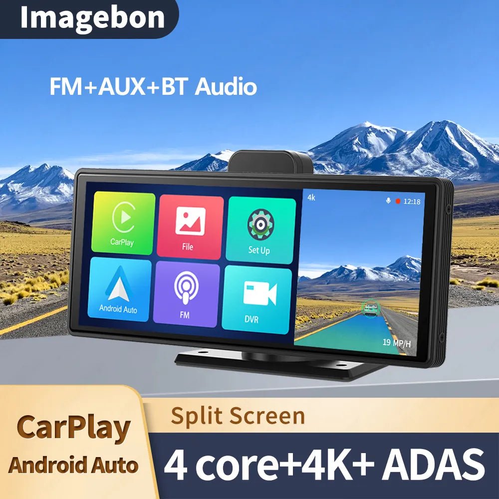 10.26 "CarPlay اللاسلكية وأندرويد السيارات داش كام ADAS شاشة تعمل باللمس 4K DVRs نظام تحديد المواقع والملاحة لوحة القيادة مسجل فيديو 24H Park AUX - منصة بي مارت للتسوق الإلكتروني10.26 "CarPlay اللاسلكية وأندرويد السيارات داش كام ADAS شاشة تعمل باللمس 4K DVRs نظام تحديد المواقع والملاحة لوحة القيادة مسجل فيديو 24H Park AUX