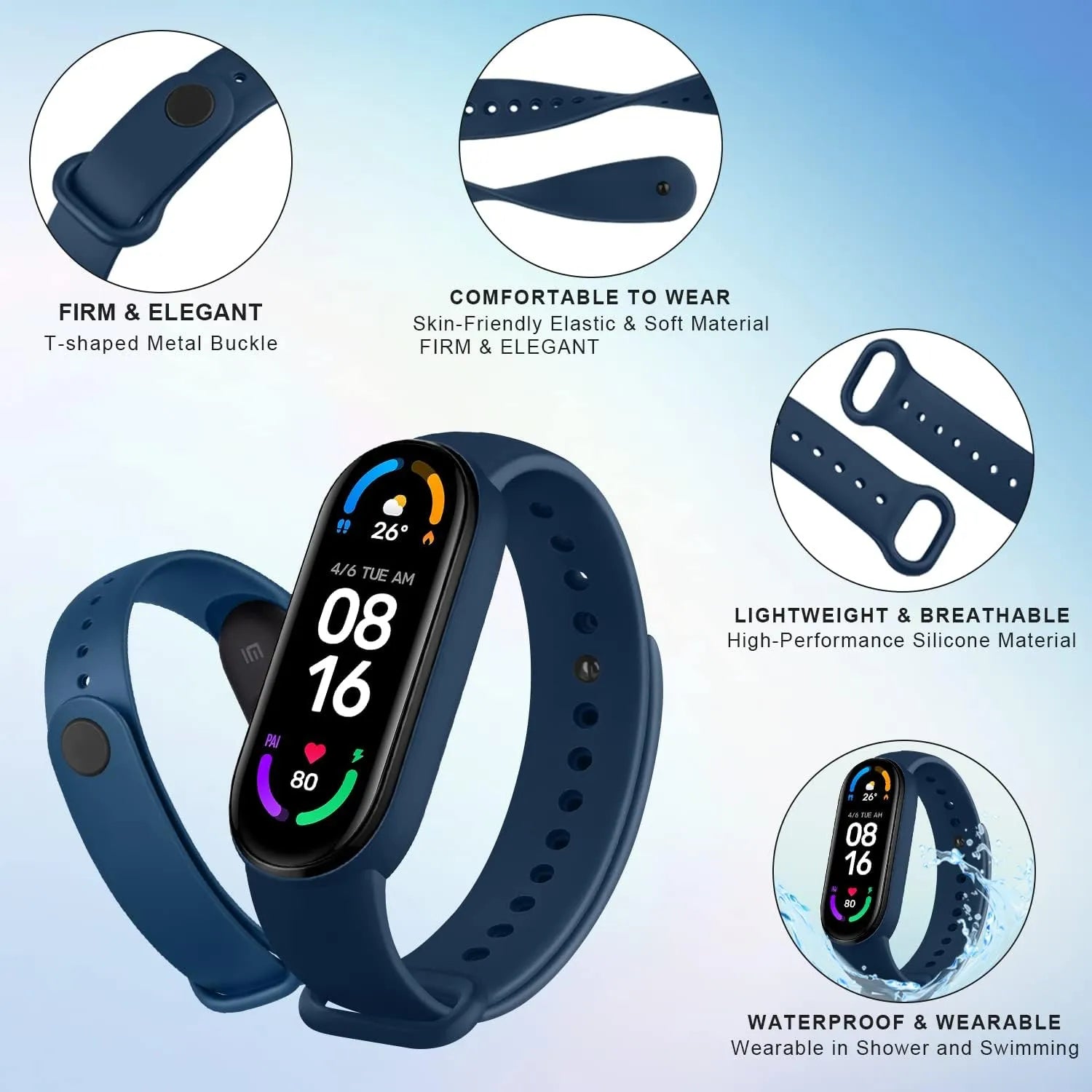 2 قطعة حزام الساعات ل Mi الفرقة 7 6 5 4 3 سوار Xiaomi Mi الفرقة حزام سيليكون الرياضة استبدال معصمه Smartwatch اكسسوارات - منصة بي مارت للتسوق الإلكتروني2 قطعة حزام الساعات ل Mi الفرقة 7 6 5 4 3 سوار Xiaomi Mi الفرقة حزام سيليكون الرياضة استبدال معصمه Smartwatch اكسسوارات