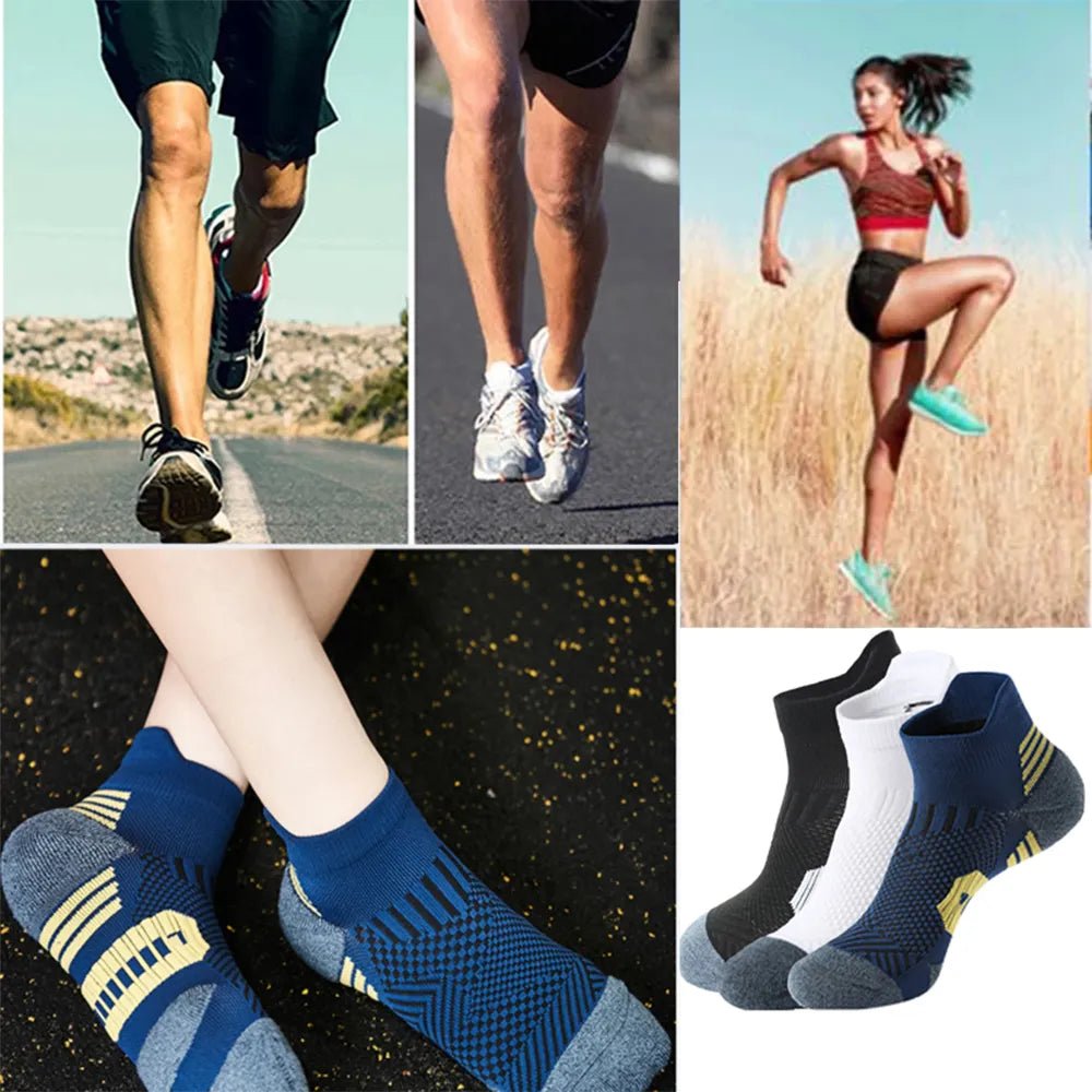 5Pairs New Spring Men's Socks AnkleThick Knit Sports Sock Outdoor Fitness Breathable Quick Dry Wear-resistant Short Running Sock - منصة بي مارت للتسوق الإلكتروني5Pairs New Spring Men's Socks AnkleThick Knit Sports Sock Outdoor Fitness Breathable Quick Dry Wear-resistant Short Running Sock