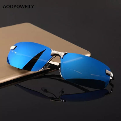 جديد فاخر الاستقطاب النظارات الشمسية للرجال القيادة الصيد التنزه نظارات شمسية الذكور الكلاسيكية خمر الرجال نظارات ظلال سوداء UV400