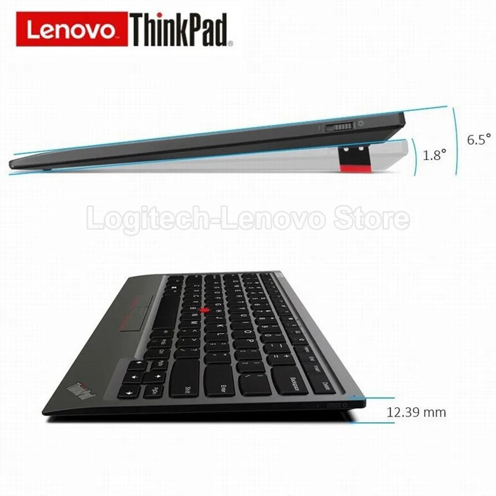 ููุญุฉ ู
ูุงุชูุญ LENOVO THINKPAD TrackPoint 2 ู
ุน 2.4G ุณู
ุงุนุฉ ูุงุณูููุฉ ุชุนู
ู ุจุง