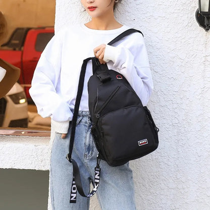 Women Mini Backpack Small Chest Bag Sling Messenger Bags Female Sports Bag Travel Waist Crossbody Bag Girl Back Pack