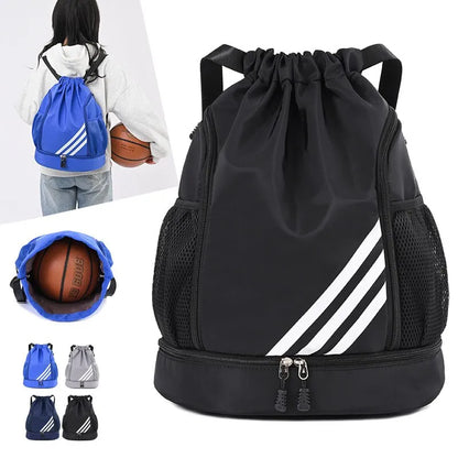 Sport Basketball Backpack Travel Outdoor Waterproof Swimming Fitness Travel Sports Bag Basketball Pouch Hiking Climbing Backpack