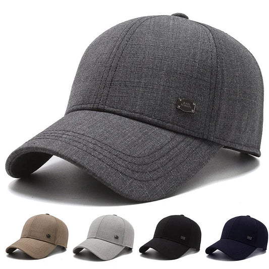 قبعة بيسبول قطنية قابلة للتعديل للأب قبعة عادية قبعة رياضية خارجية أقنعة قبعة كلاسيكية أنيقة للنساء والرجال