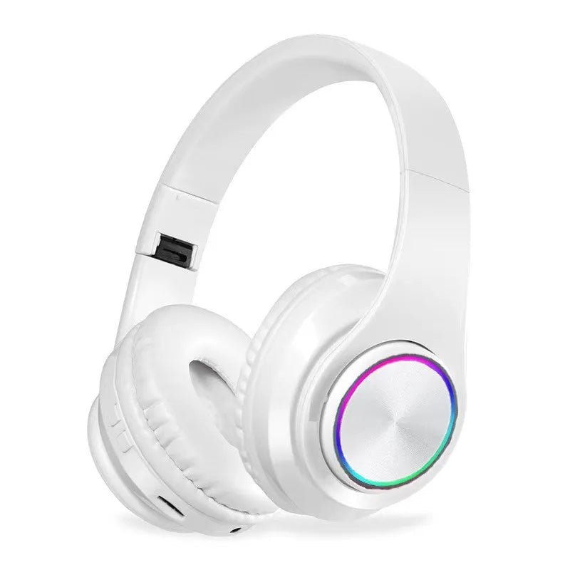 B39 Headphone With Wireless Bluetooth Colorful Light Pluggable Card Game Music Movement - منصة بي مارت للتسوق الإلكترونيB39 Headphone With Wireless Bluetooth Colorful Light Pluggable Card Game Music Movement