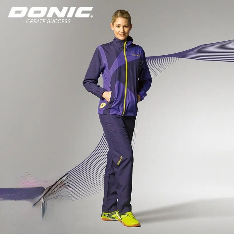 DONIC Table tennis clothes winter sportswear long sleeve ping pong Badminton Sport Jerseys 2021 coats trousers - منصة بي مارت للتسوق الإلكترونيDONIC Table tennis clothes winter sportswear long sleeve ping pong Badminton Sport Jerseys 2021 coats trousers