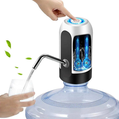 Electric Portable Water Dispenser Pump for 5 Gallon Bottle Usb Charge With Extension Hose Barreled Tools - منصة بي مارت للتسوق الإلكترونيElectric Portable Water Dispenser Pump for 5 Gallon Bottle Usb Charge With Extension Hose Barreled Tools