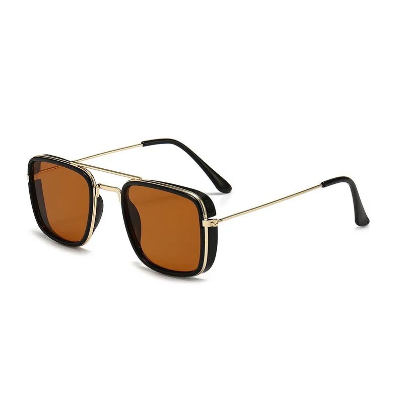 Fashion Sunglasses European and American Metal Small Square Frame Korean Version Glasses Retro Square Sunglasses UV Protection - منصة بي مارت للتسوق الإلكترونيFashion Sunglasses European and American Metal Small Square Frame Korean Version Glasses Retro Square Sunglasses UV Protection