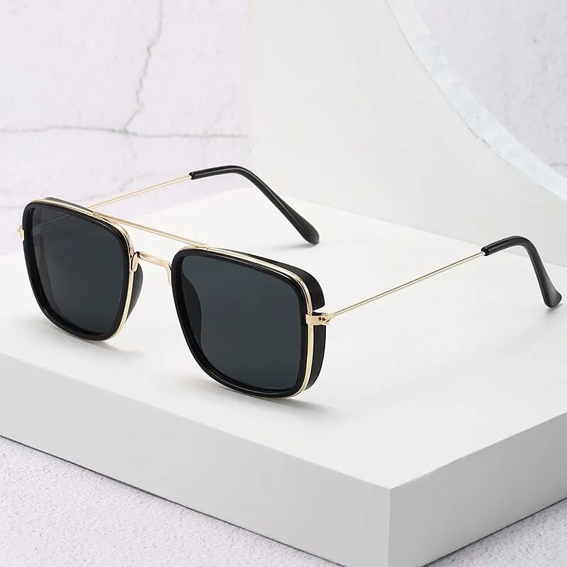 Fashion Sunglasses European and American Metal Small Square Frame Korean Version Glasses Retro Square Sunglasses UV Protection - منصة بي مارت للتسوق الإلكترونيFashion Sunglasses European and American Metal Small Square Frame Korean Version Glasses Retro Square Sunglasses UV Protection