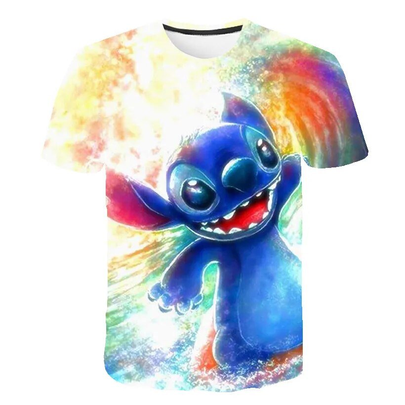 Kids Stitch T Shirts Child Boys Girls Cartoon Stich T-Shirts Clothes Children's Summer Casual Tops Tees 1-14 Years Old Costumes - منصة بي مارت للتسوق الإلكترونيKids Stitch T Shirts Child Boys Girls Cartoon Stich T-Shirts Clothes Children's Summer Casual Tops Tees 1-14 Years Old Costumes