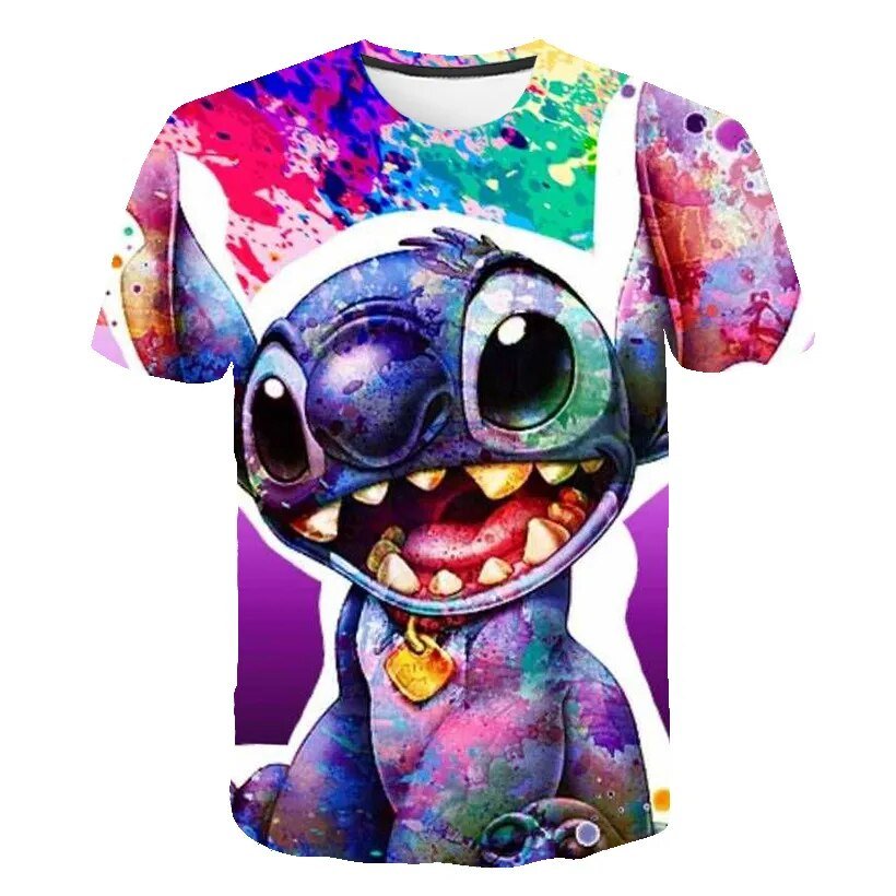 Kids Stitch T Shirts Child Boys Girls Cartoon Stich T-Shirts Clothes Children's Summer Casual Tops Tees 1-14 Years Old Costumes - منصة بي مارت للتسوق الإلكترونيKids Stitch T Shirts Child Boys Girls Cartoon Stich T-Shirts Clothes Children's Summer Casual Tops Tees 1-14 Years Old Costumes